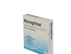 Novoptine 0,1 mg/0,4 ml collyre boîte de 10 récipients unidoses de 0,40 ml