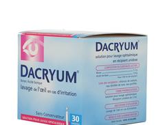 Dacryum, solution pour lavage ophtalmique en récipient unidose, boîte de 30 récipients unidoses de 5 ml