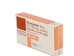 Econazole teva l.p. 150 mg, ovule à libération prolongée, boîte de 1