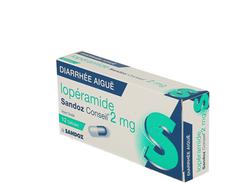 Loperamide sandoz conseil 2 mg, gélule, boîte de 12
