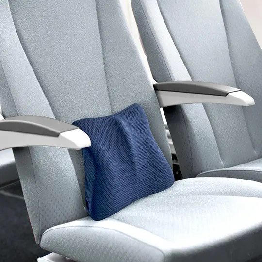 The Portable Memory Foam Lumbar Cushion
