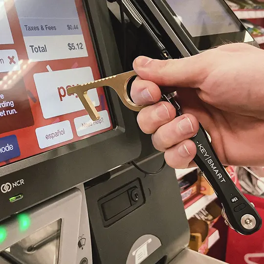 The Germ Avoiding Antimicrobial Hand Tool