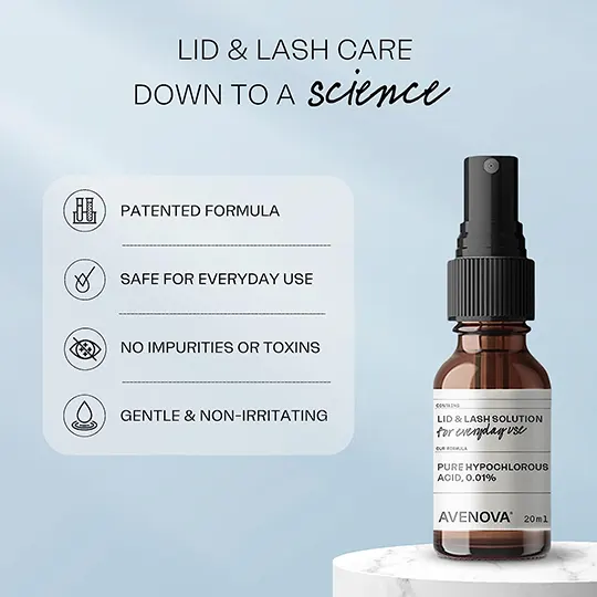 Avenova Eyelid and Eyelash Cleanser Spray